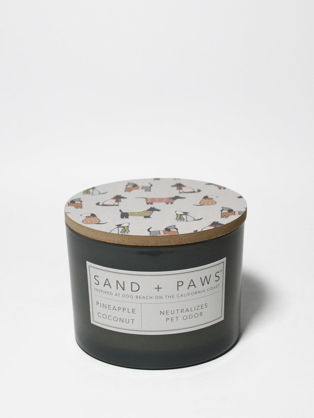 Sand + Paws Pineapple Coconut 12 oz scented candle - Signature Scent