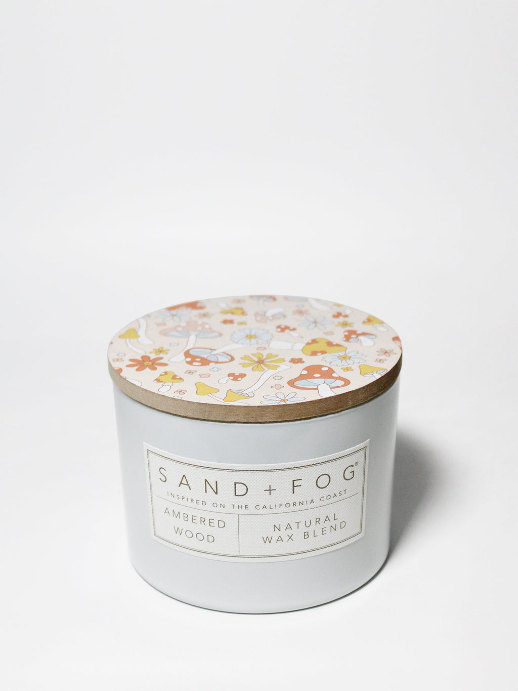 Ambered Wood 12 oz scented candle - Scented Candle
