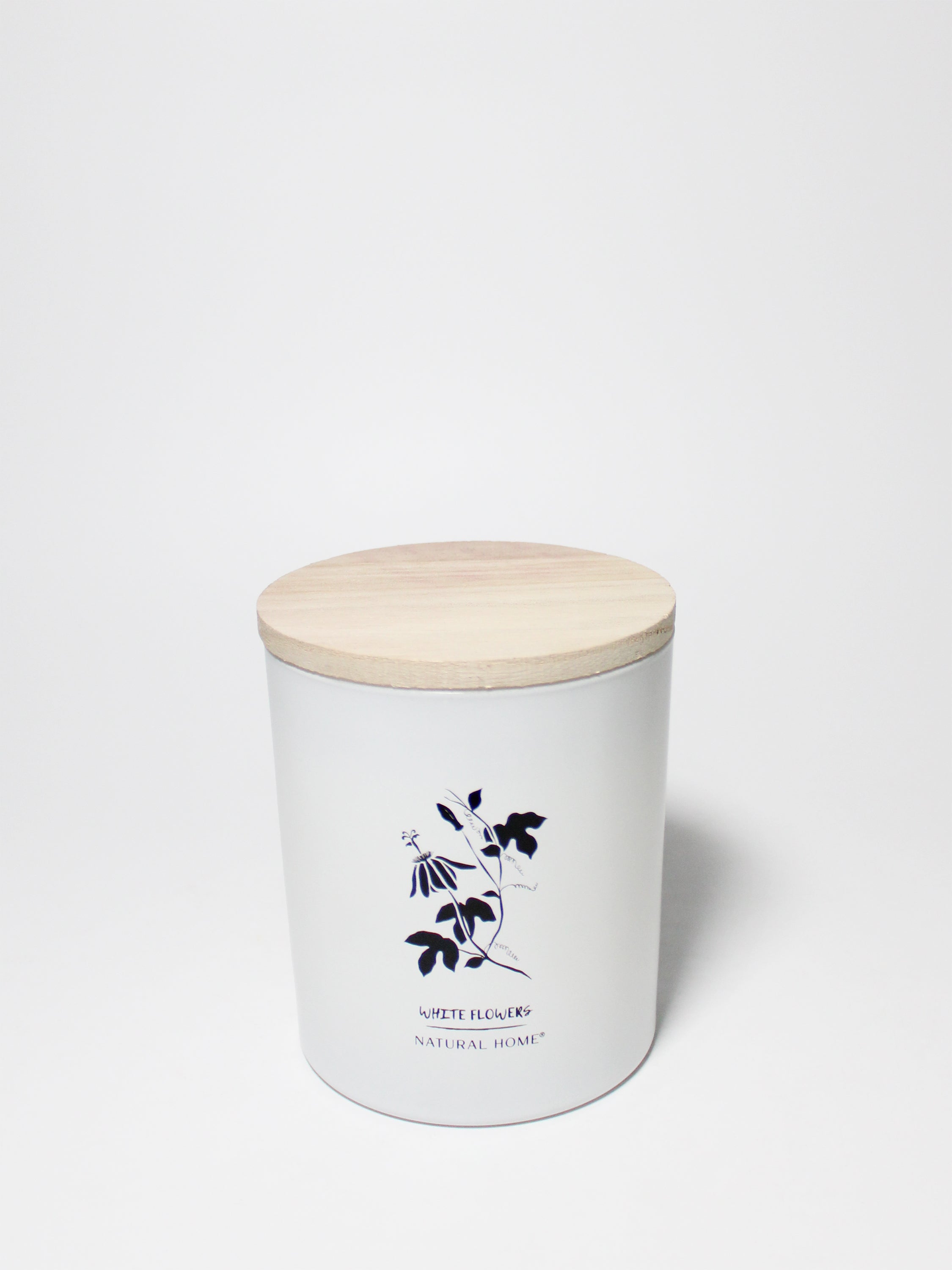 White Flowers Natural Home 11.5 oz scented candle - Signature Scent
