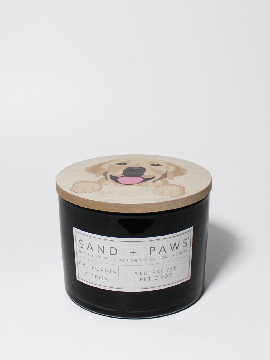 Sand + Paws California Citron 12 oz scented candle - Signature Scent