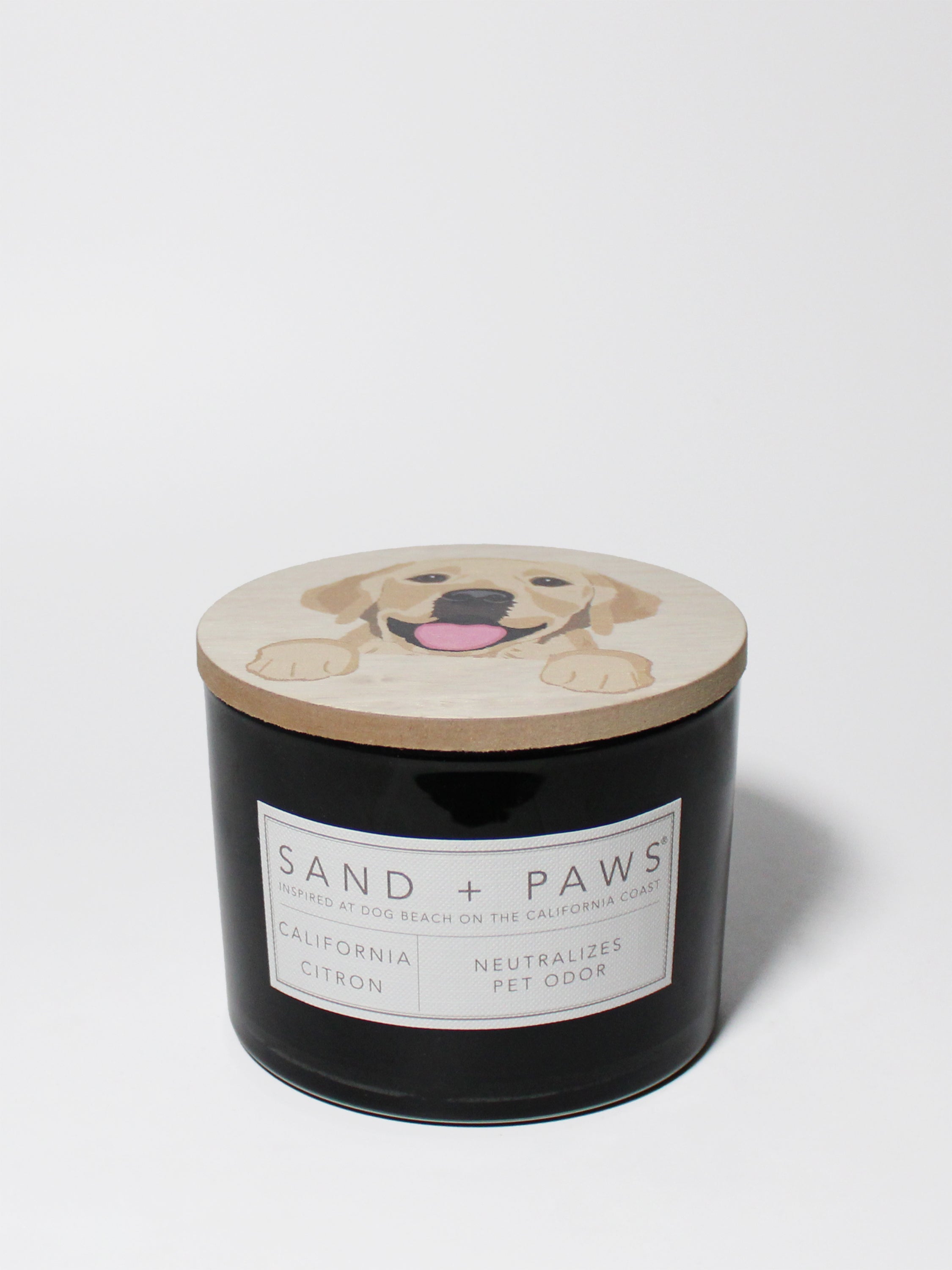 Sand + Paws California Citron 12 oz scented candle - Signature Scent