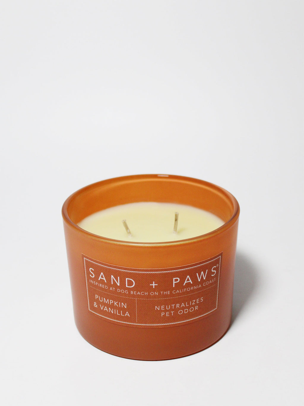 Sand + Paws Pumpkin & Vanilla 12 oz scented candle - Signature Scent