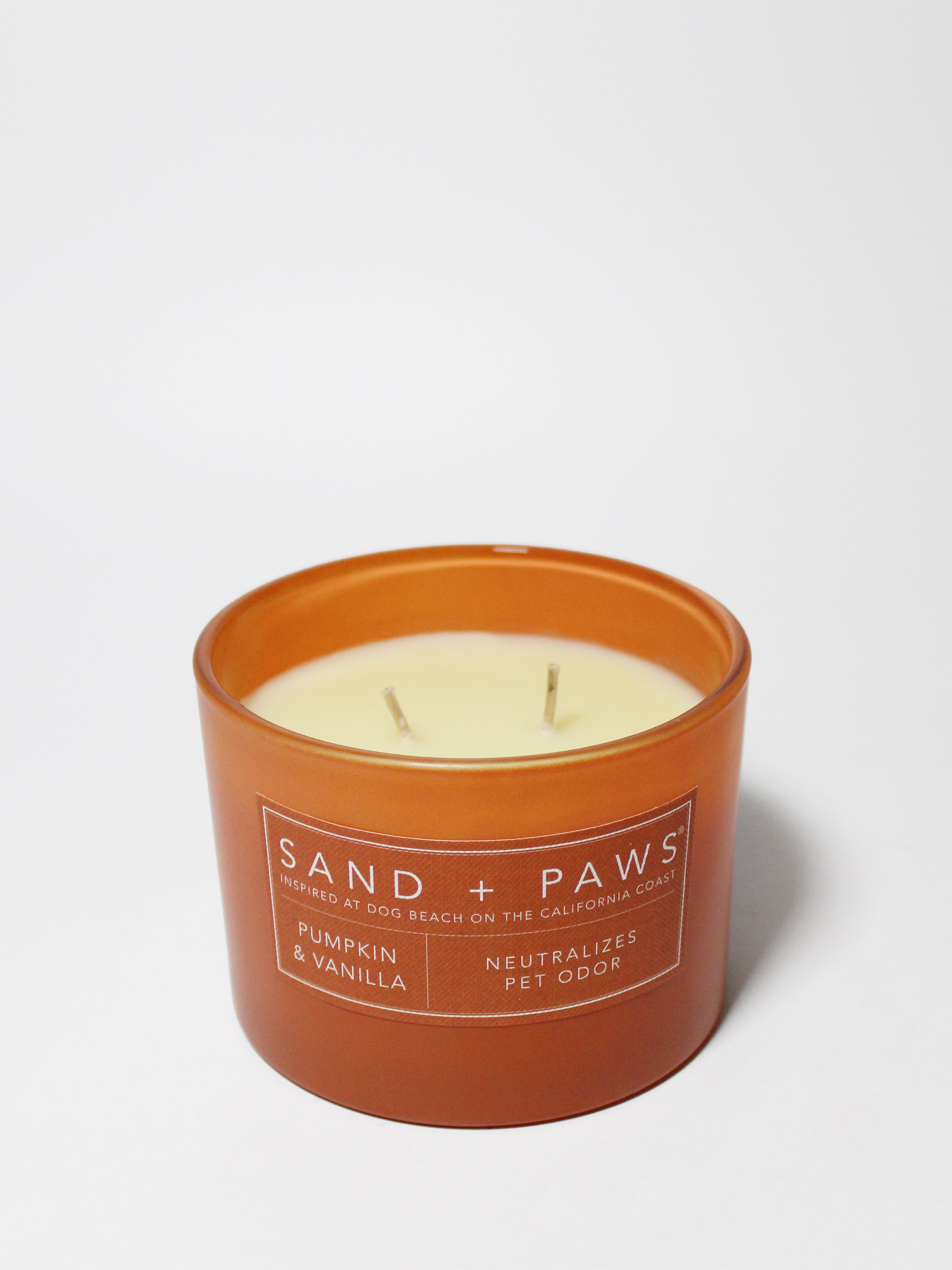 Sand + Paws Pumpkin & Vanilla 12 oz scented candle - Signature Scent