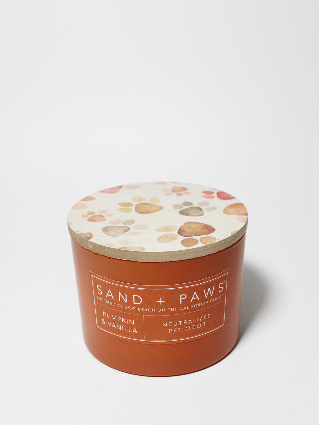 Sand + Paws Pumpkin & Vanilla 12 oz scented candle - Signature Scent