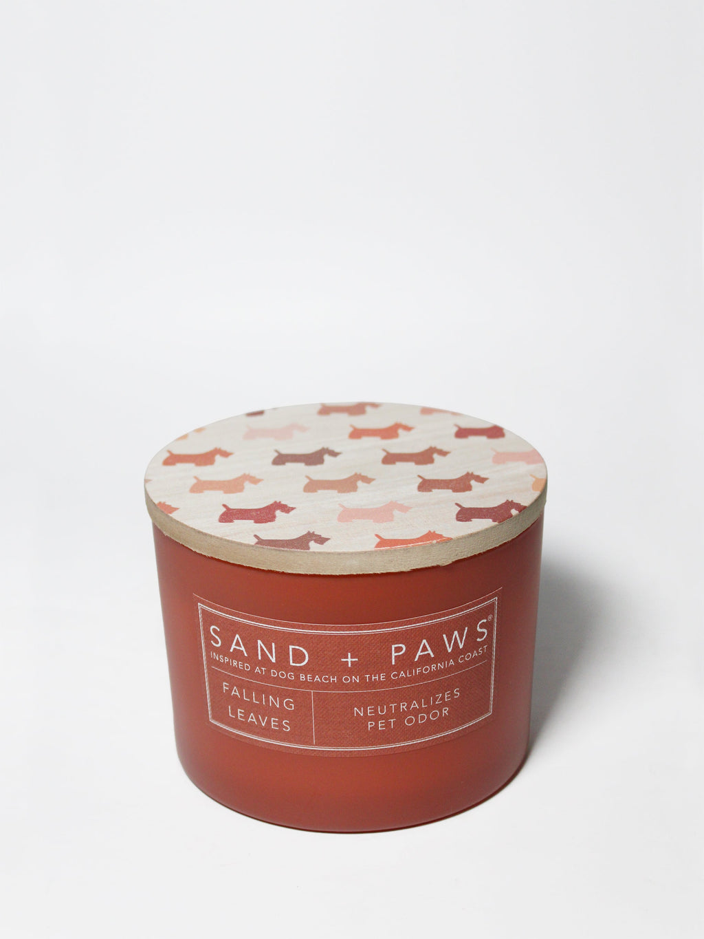 Sand + Paws Falling Leaves 12 oz scented candle - Signature Scent