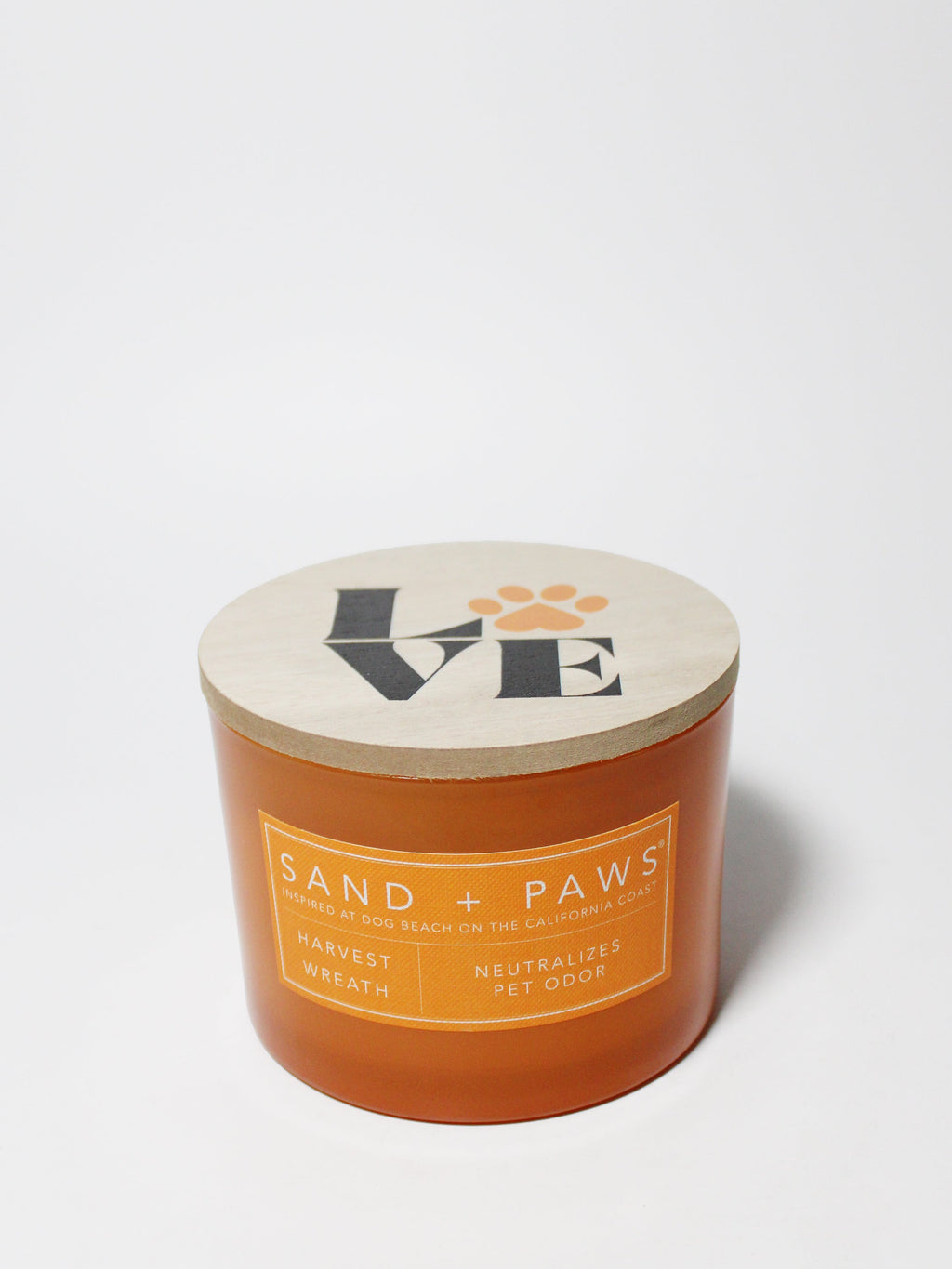 Sand + Paws Harvest Wreath 12 oz scented candle - Signature Scent