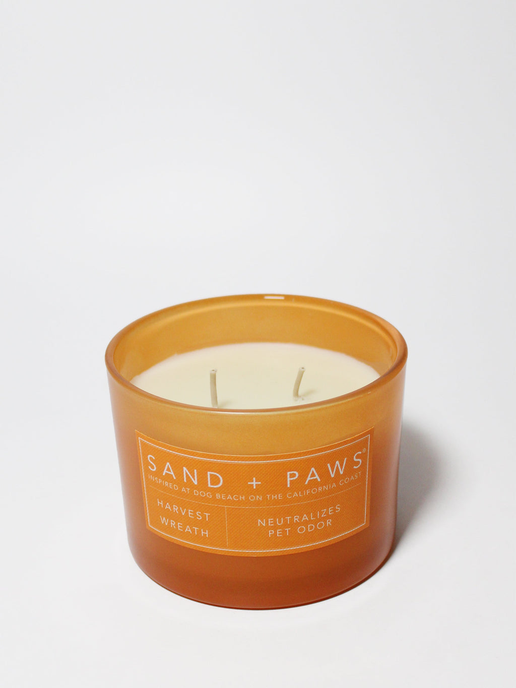 Sand + Paws Harvest Wreath 12 oz scented candle - Signature Scent