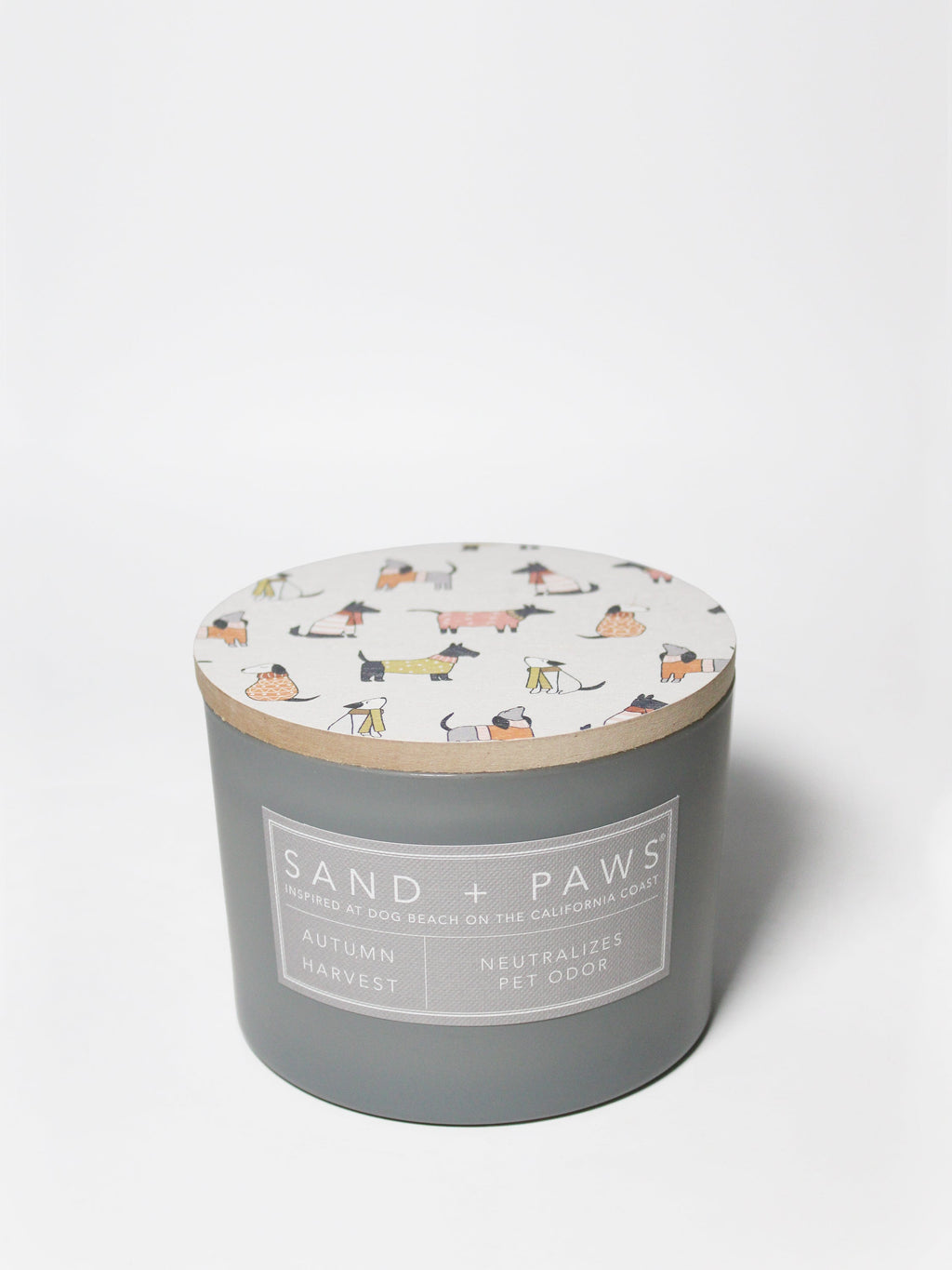 Sand + Paws Autumn Harvest 12 oz scented candle - Signature Scent