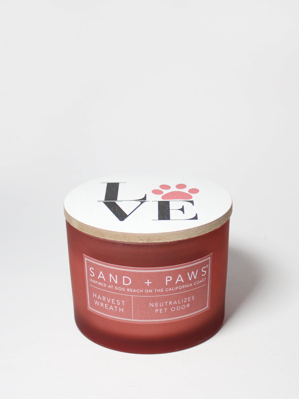 Sand + Paws Harvest Wreath 12 oz scented candle - Signature Scent