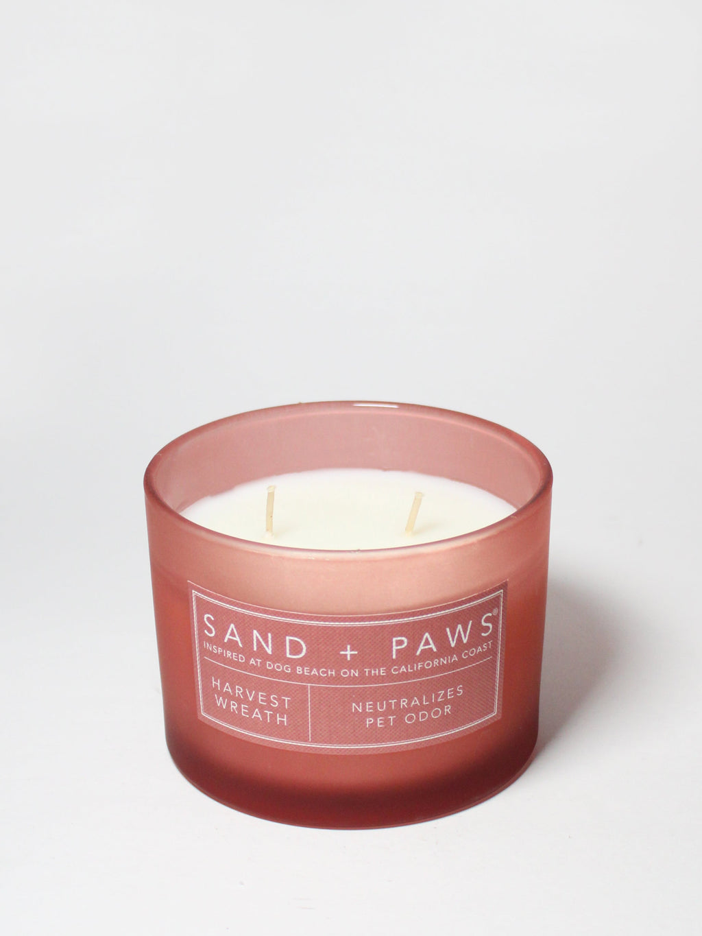 Sand + Paws Harvest Wreath 12 oz scented candle - Signature Scent
