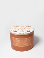 Sand + Paws Amber & Fig 12 oz scented candle - Signature Scent