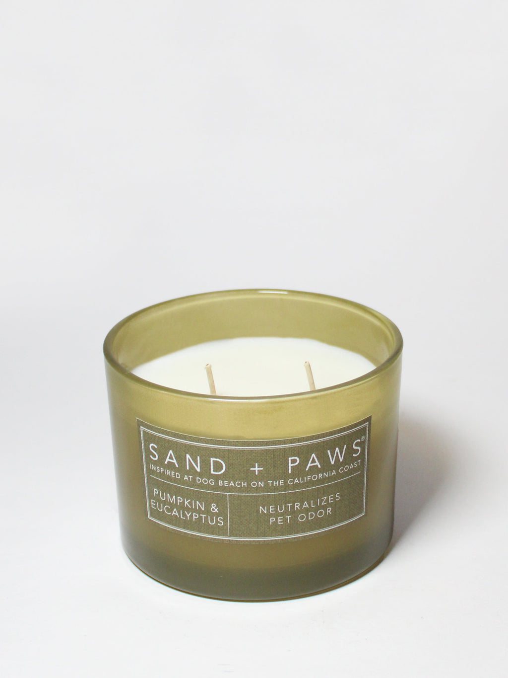 Sand + Paws Pumpkin & Eucalyptus 12 oz scented candle - Scented Candle