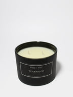 Teakwood 12 oz scented candle - Scented Candle