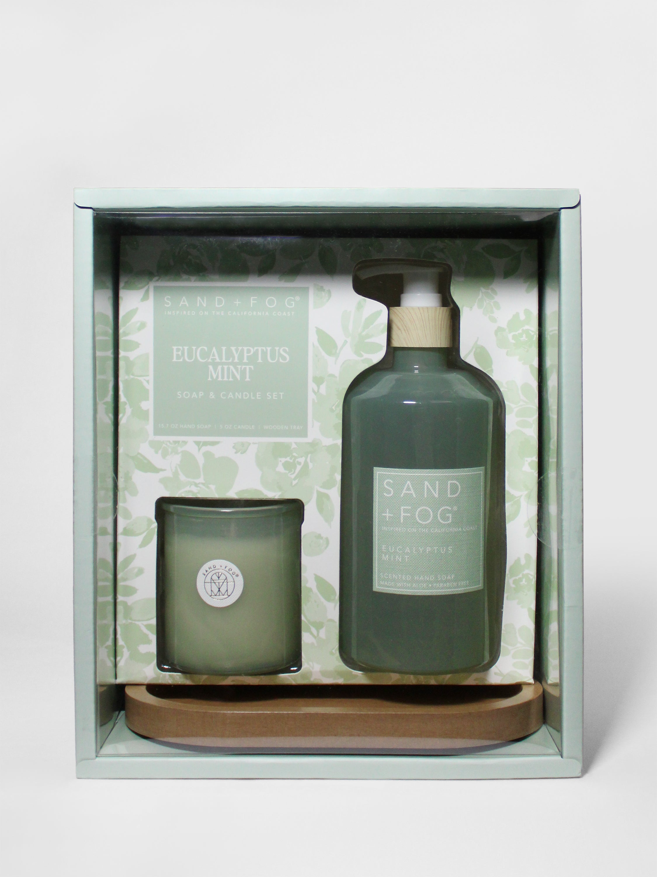 Eucalyptus Mint Hand Soap & Candle Set - Hand Care