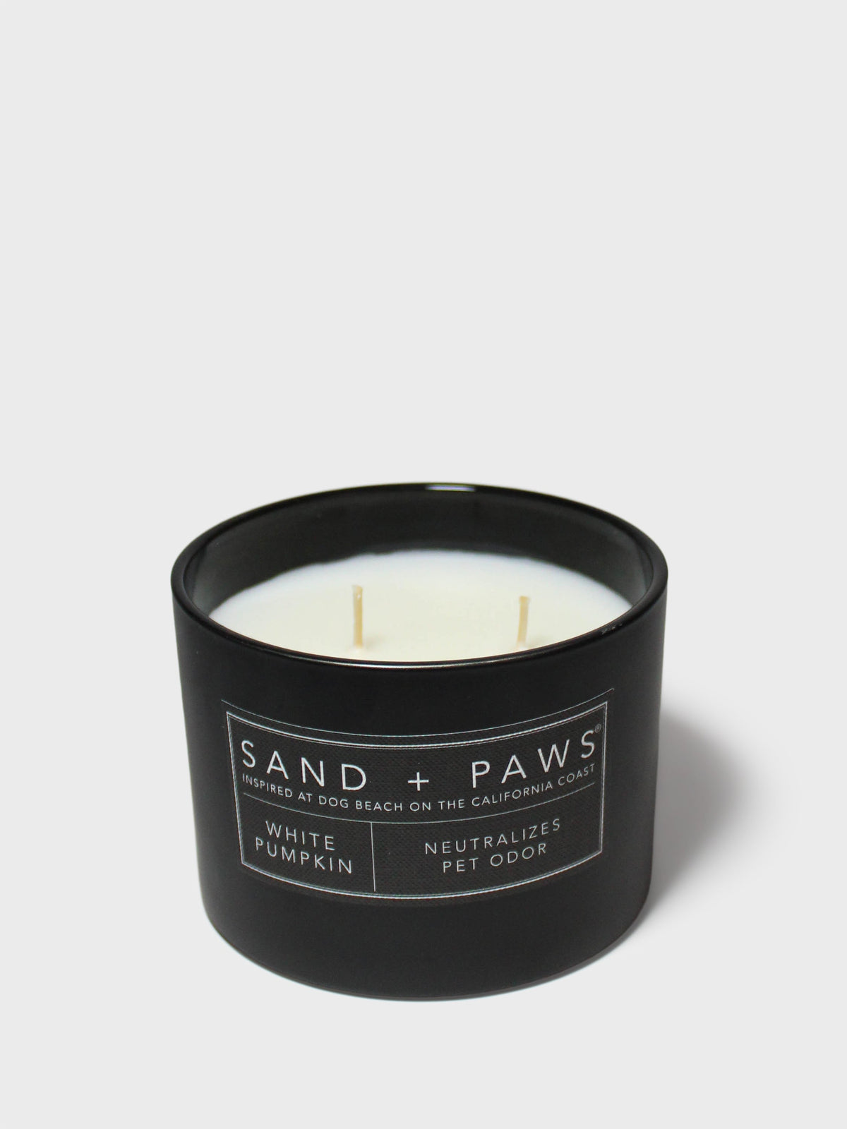 Sand + Paws White Pumpkin 12 oz scented candle - Signature Scent