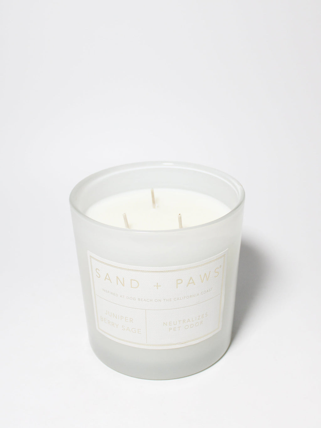 Sand + Paws Juniper Berry Sage 21 oz scented candle - Signature Scent