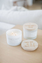 Sand + Paws Lemon & Red Currant 12 oz scented candle - Signature Scent