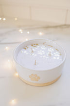 Sand + Paws Vanilla Sandalwood 12 oz scented candle - Signature Scent