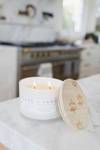 Sand + Paws Ocean Mist 12 oz scented candle - Signature Scent