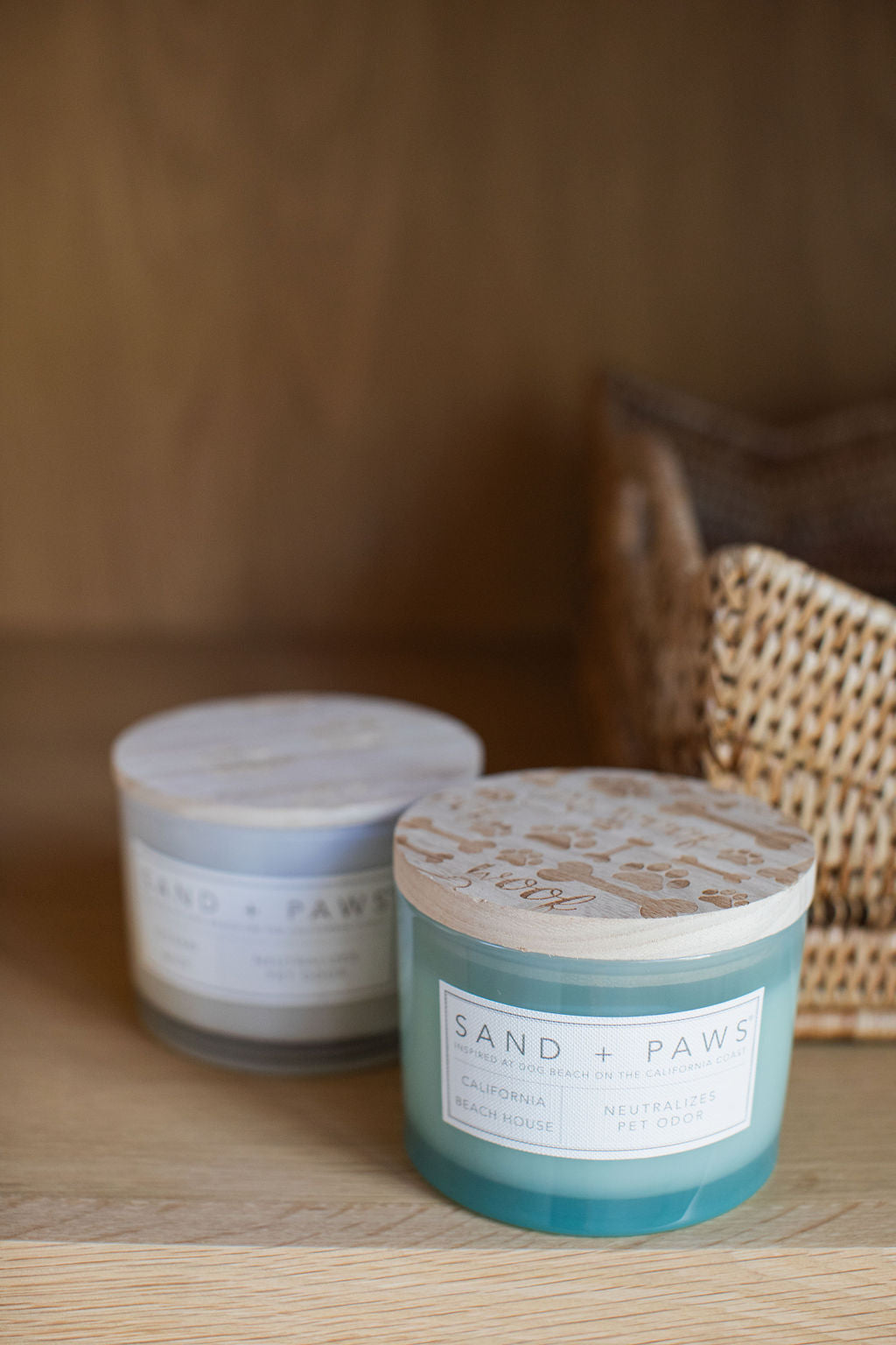 Sand + Paws California Beach House 12 oz scented candle - Signature Scent
