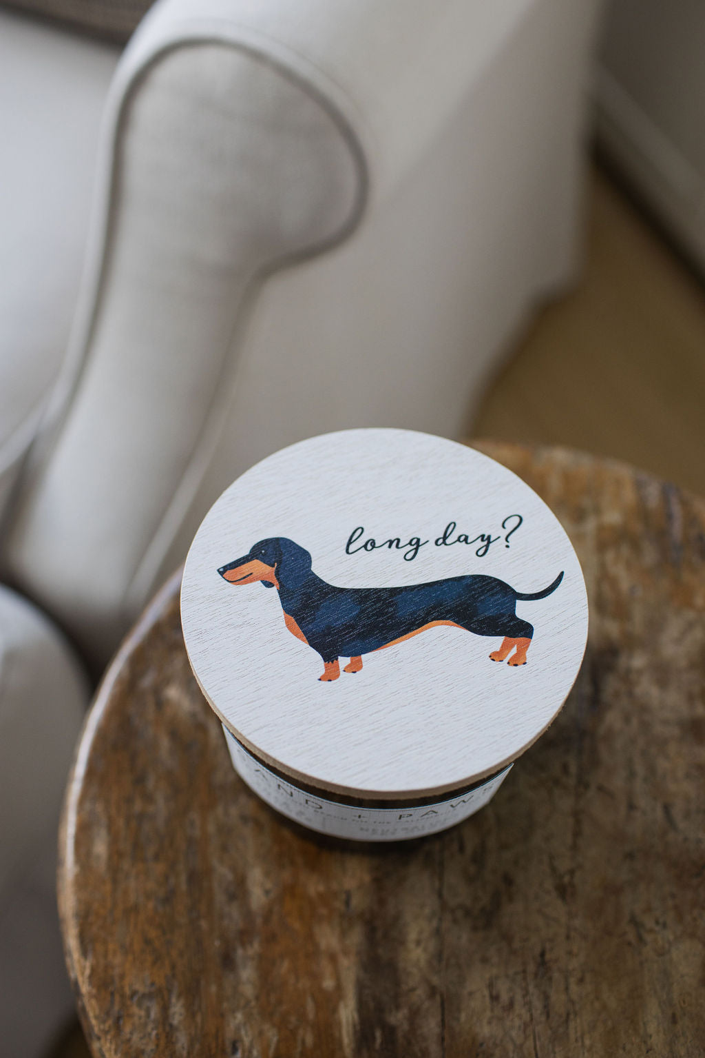 Sand + Paws Cedar & Lavender 12 oz scented candle - Signature Scent