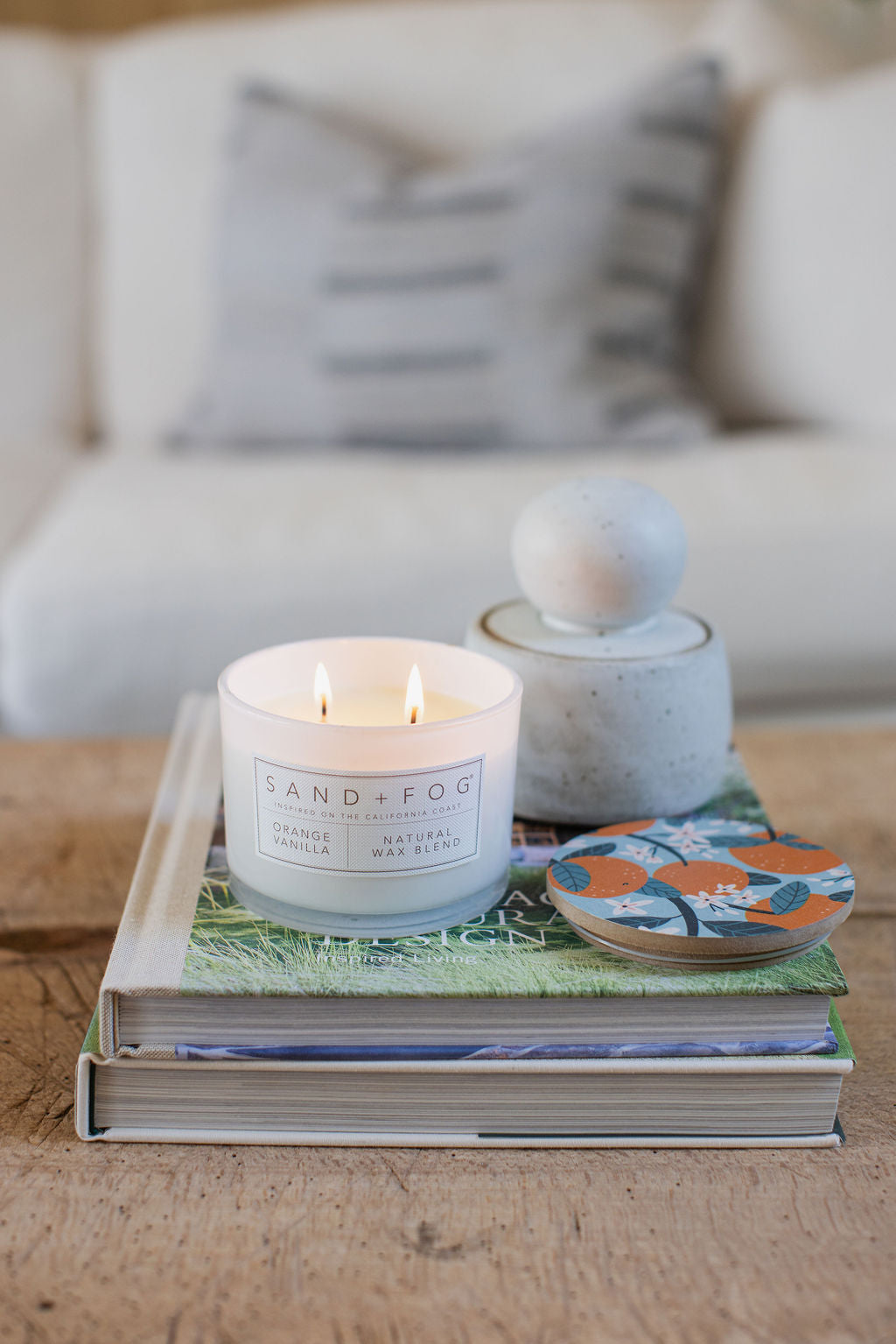 Orange Vanilla 12 oz scented candle - Scented Candle