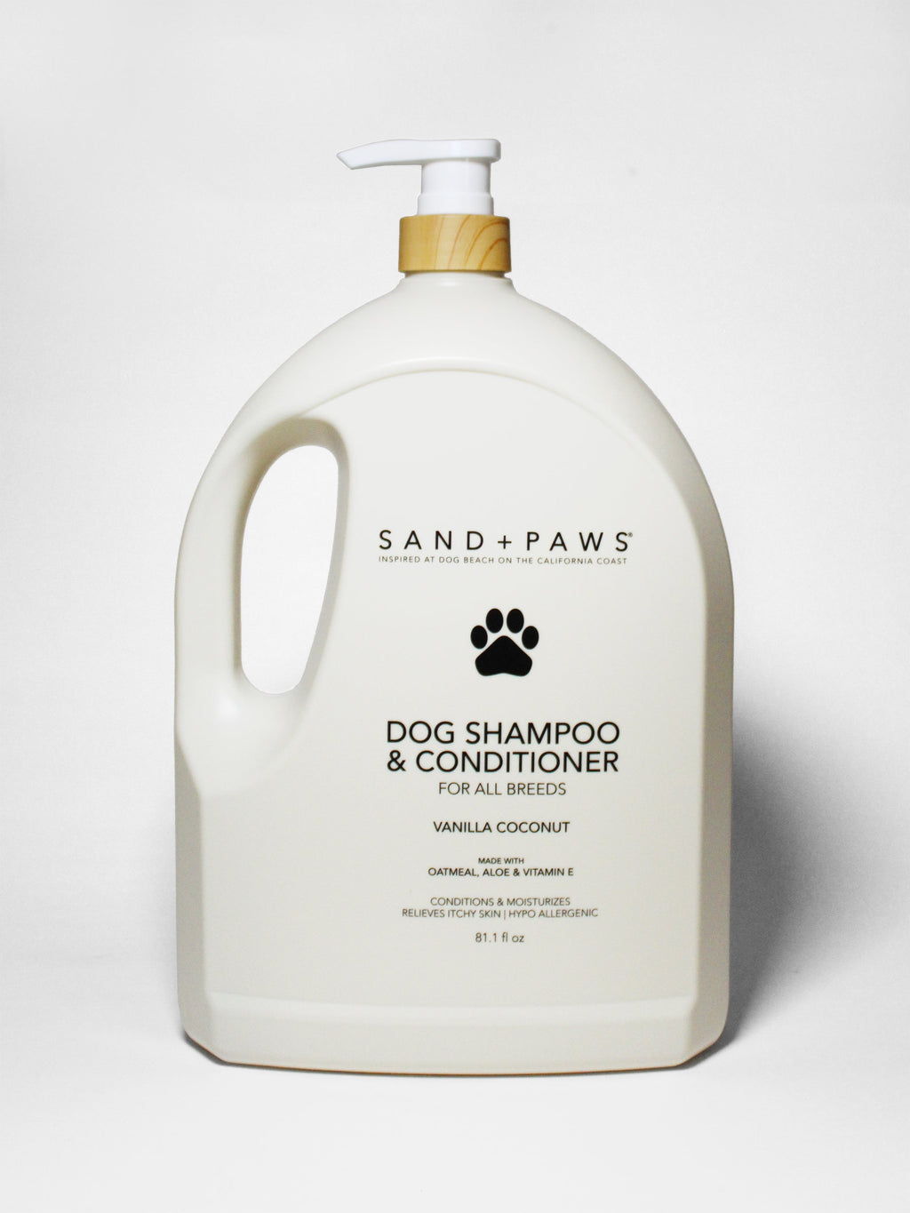 Sand + Paws Pet Shampoo & Conditioner - Vanilla Coconut - Body Care