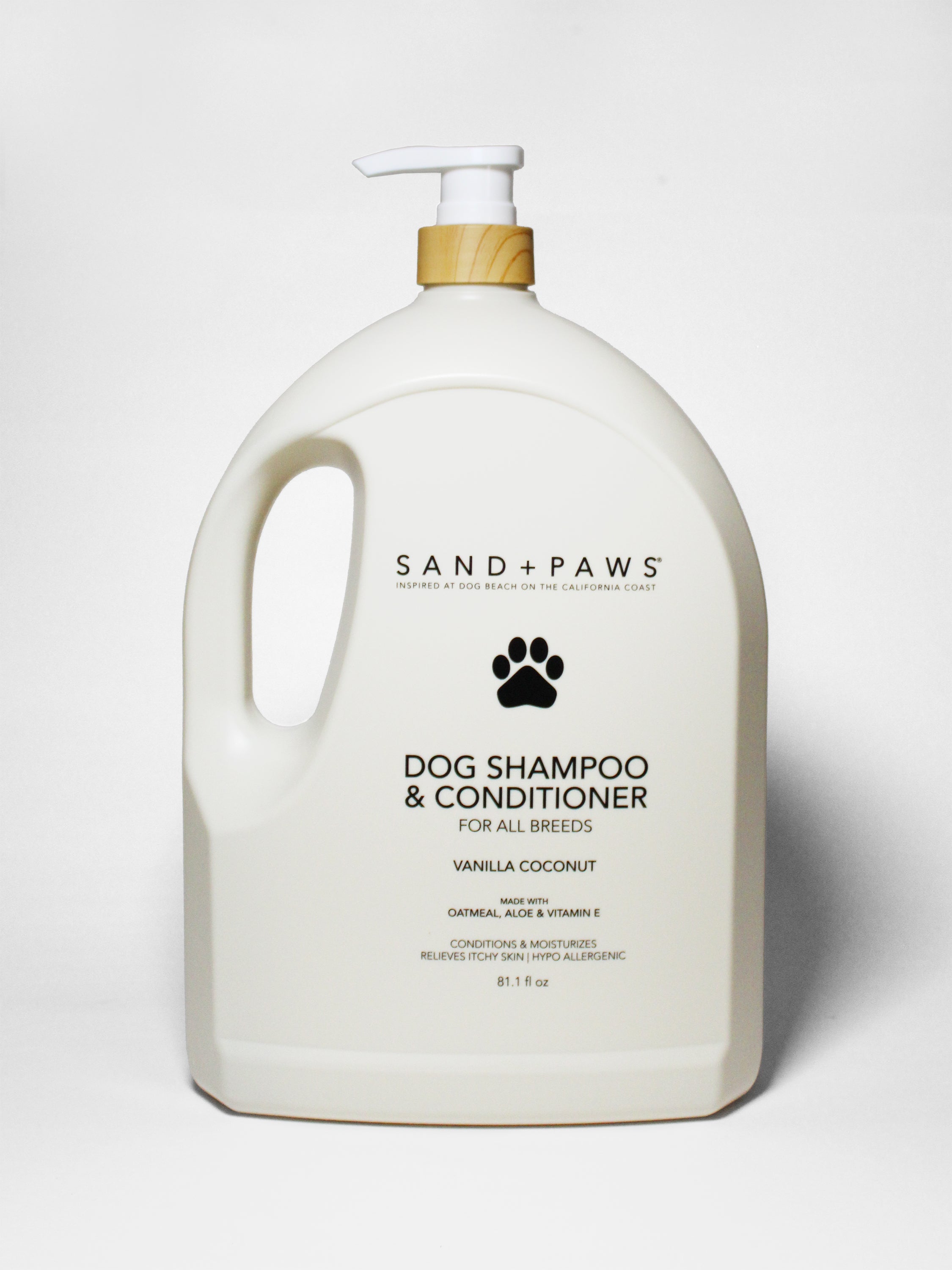 Sand + Paws Pet Shampoo & Conditioner - Vanilla Coconut - Body Care