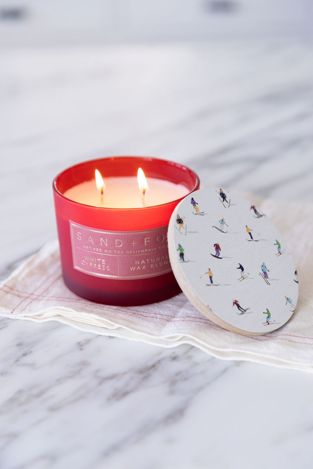 White Cypress 12 oz scented candle - Scented Candle