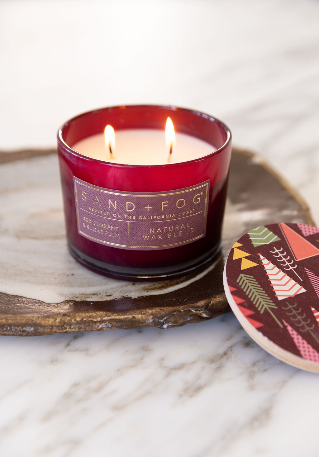 Red Currant & Sugar Plum 12 oz scented candle - Scented Candle