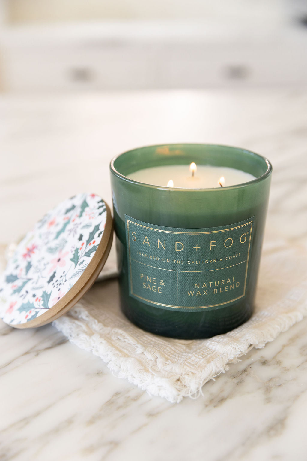Pine & Sage 21 oz scented candle - Scented Candle