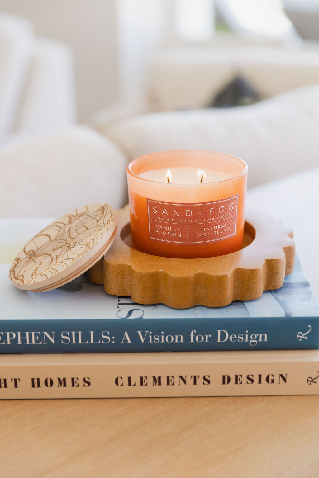 Vanilla Pumpkin 12 oz scented candle - Scented Candle