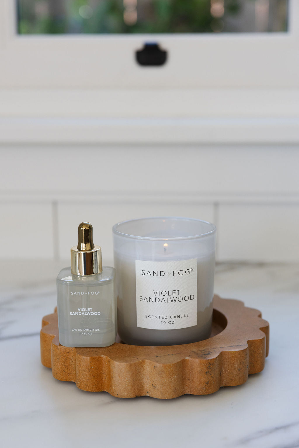 Violet Sandalwood 10 oz scented candle - Scented Candle