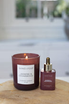Jasmine & Cedarwood 10 oz scented candle - Scented Candle