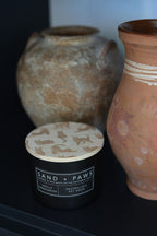 Sand + Paws Vanilla Sandalwood 12 oz scented candle - Signature Scent