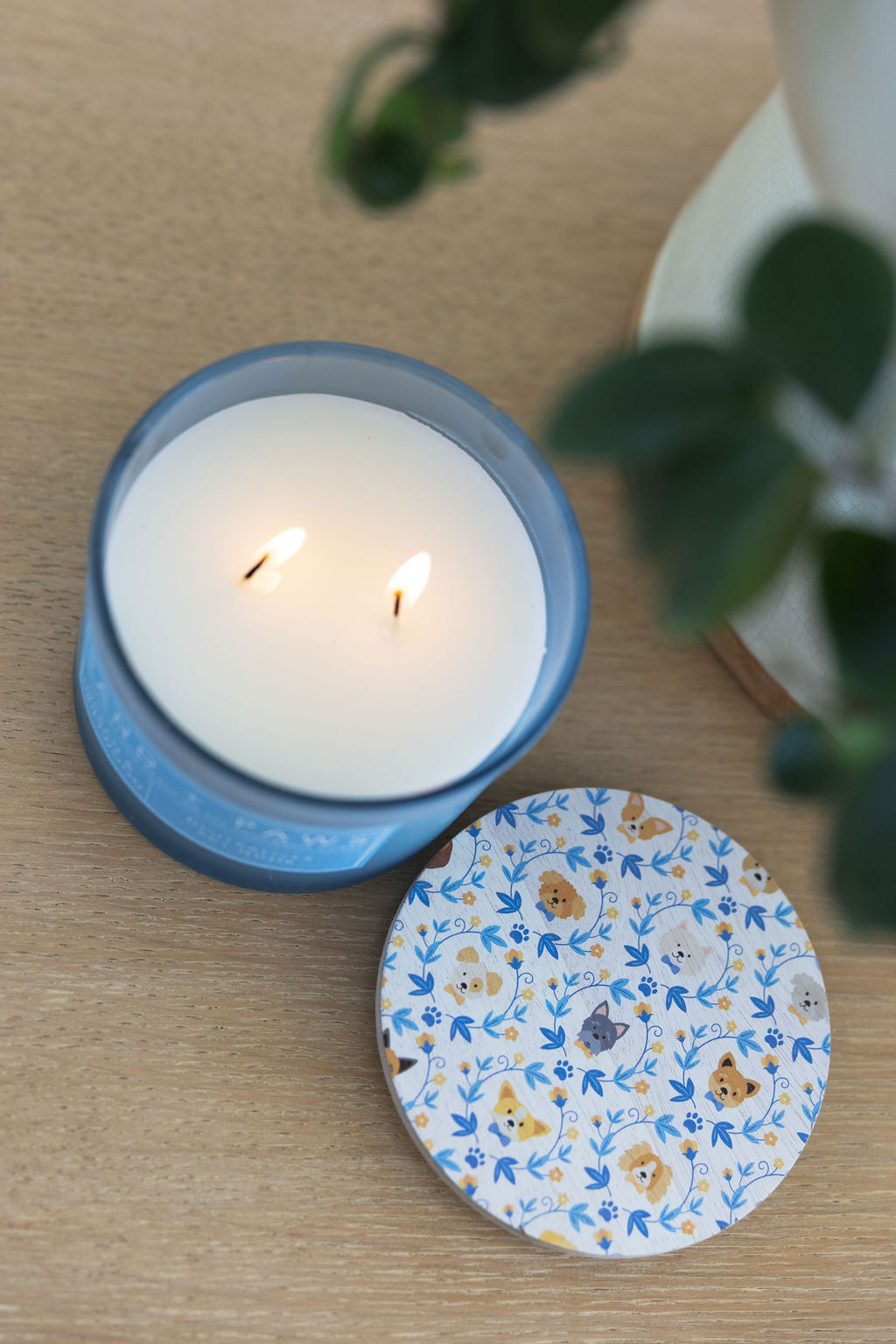 Sand + Paws Ocean & Driftwood 12 oz scented candle - Signature Scent