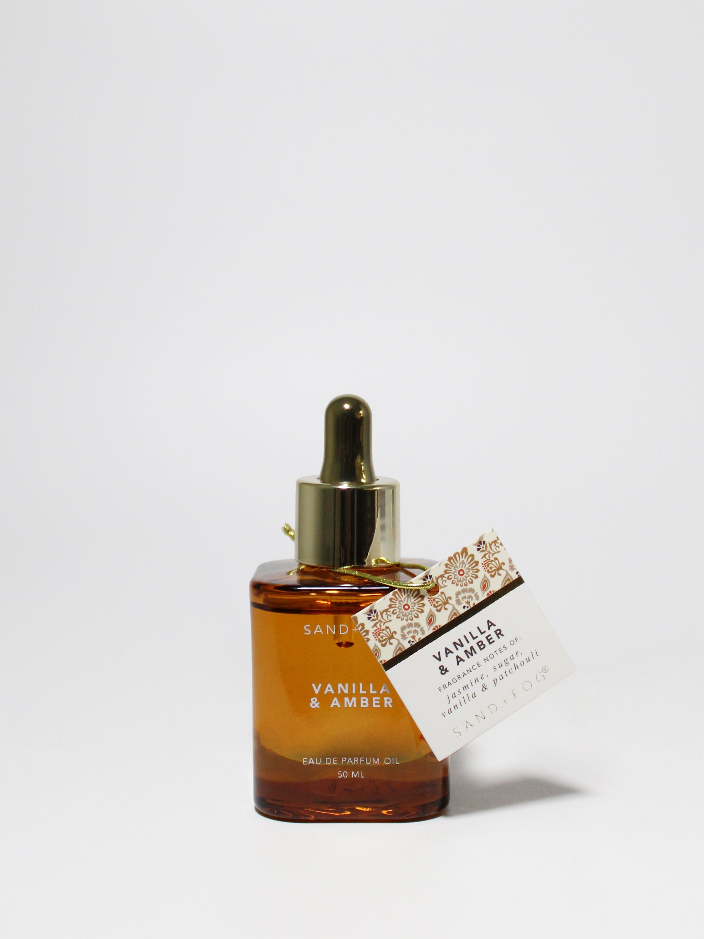 Vanilla & Amber 50ml Perfume Oil Dropper - Signature Scent