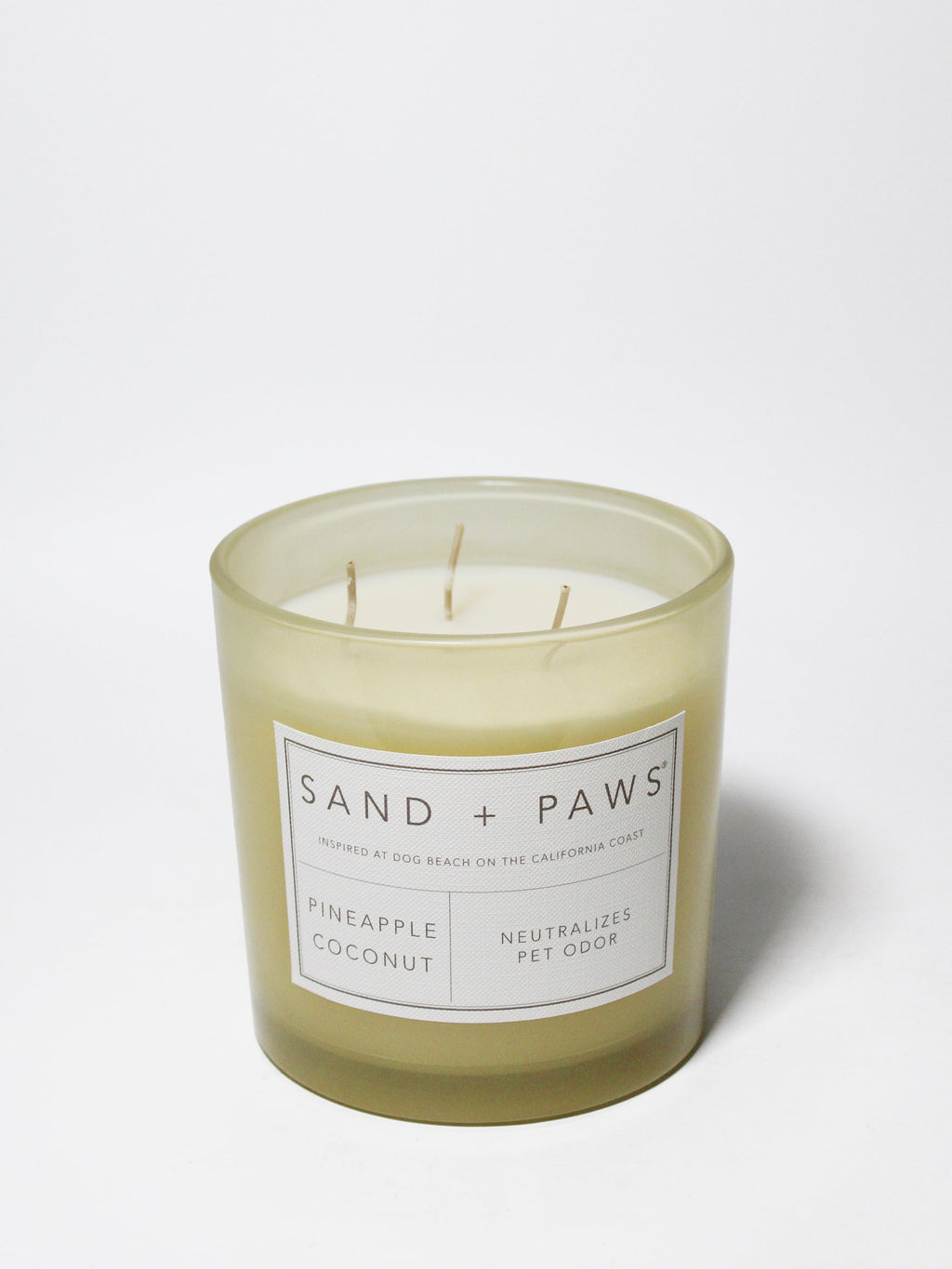 Sand + Paws Pineapple Coconut 21 oz scented candle - Signature Scent