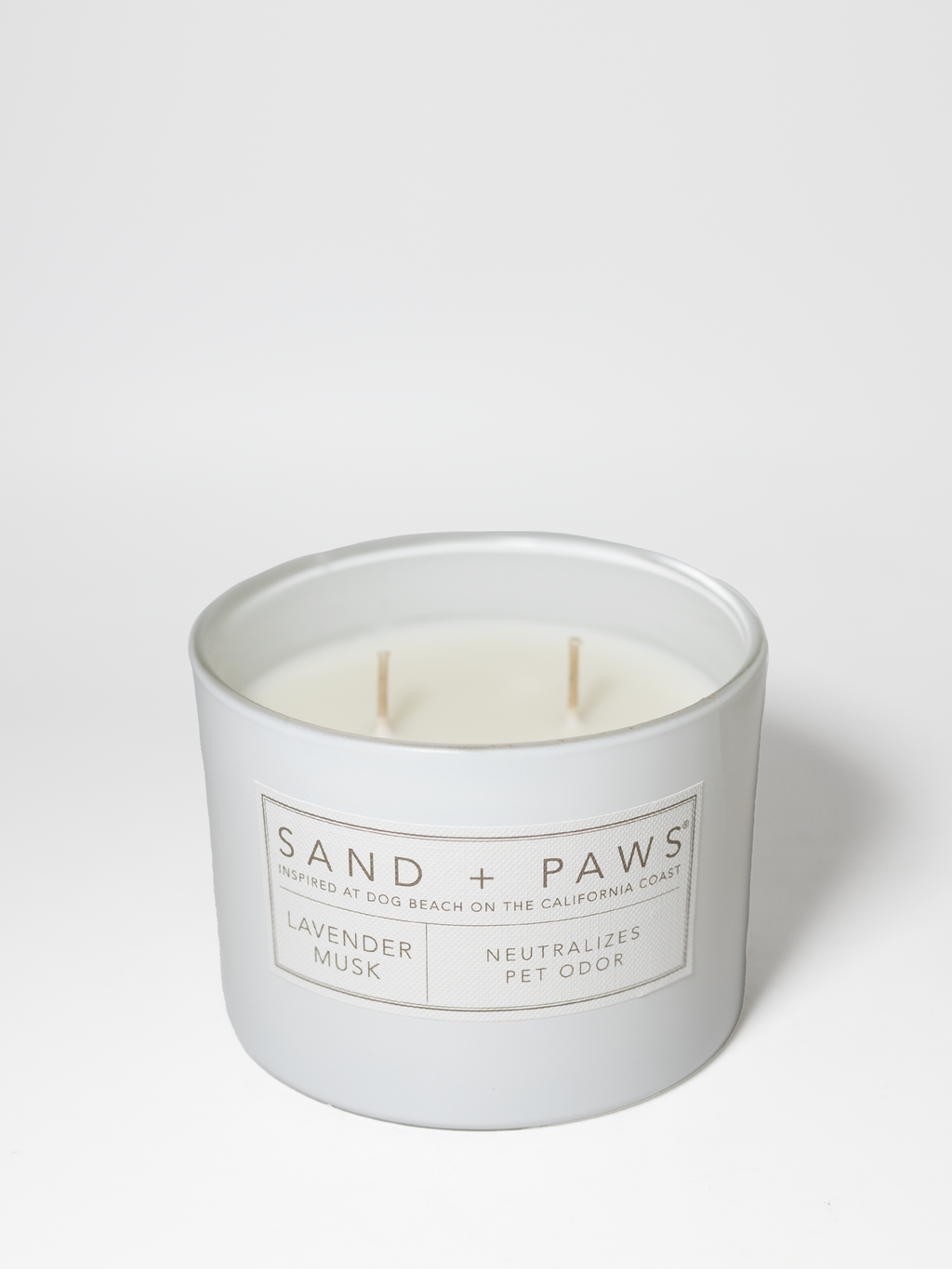 Sand + Paws Lavender Musk 12 oz scented candle - Signature Scent