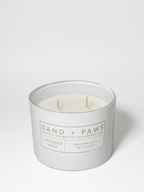Sand + Paws Lavender Musk 12 oz scented candle - Signature Scent