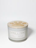Sand + Paws Vanilla Sandalwood 12 oz scented candle - Signature Scent