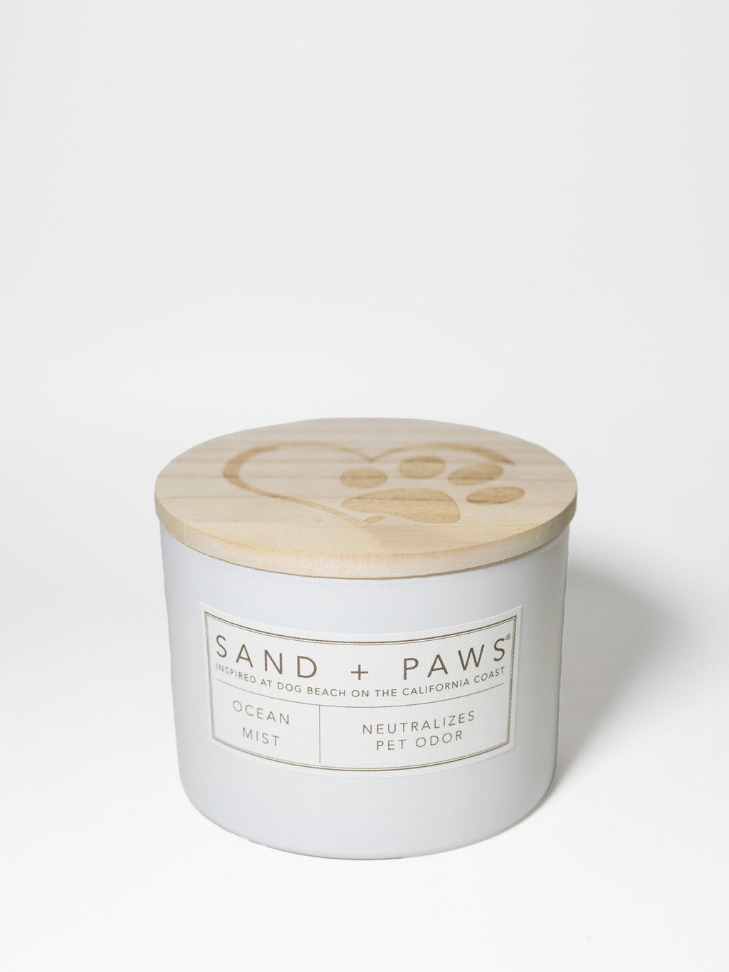 Sand + Paws Ocean Mist 12 oz scented candle - Signature Scent