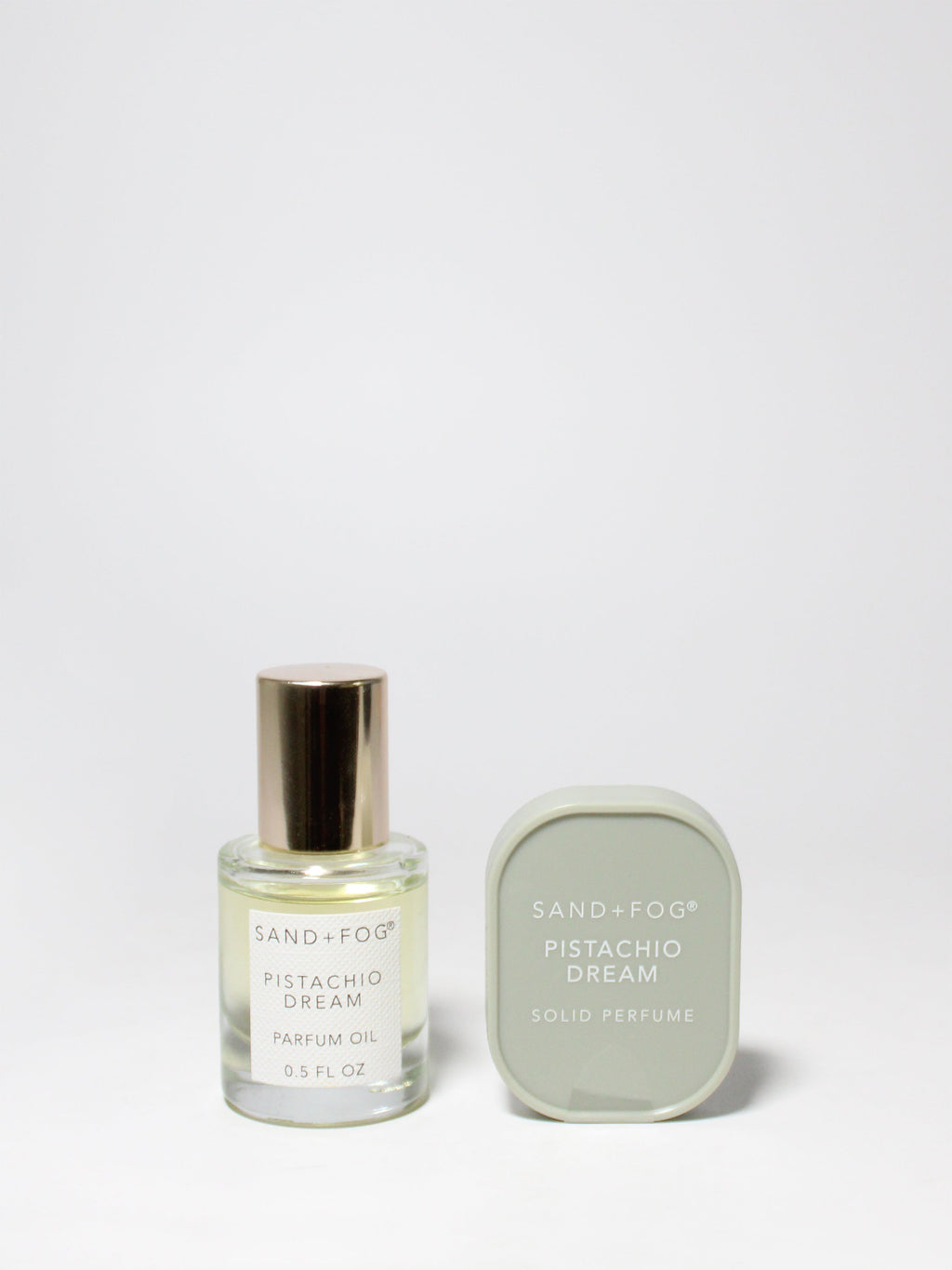 Perfume Oil Rollerball and Solid Perfume Set - Pistachio Dream - Signature Scent