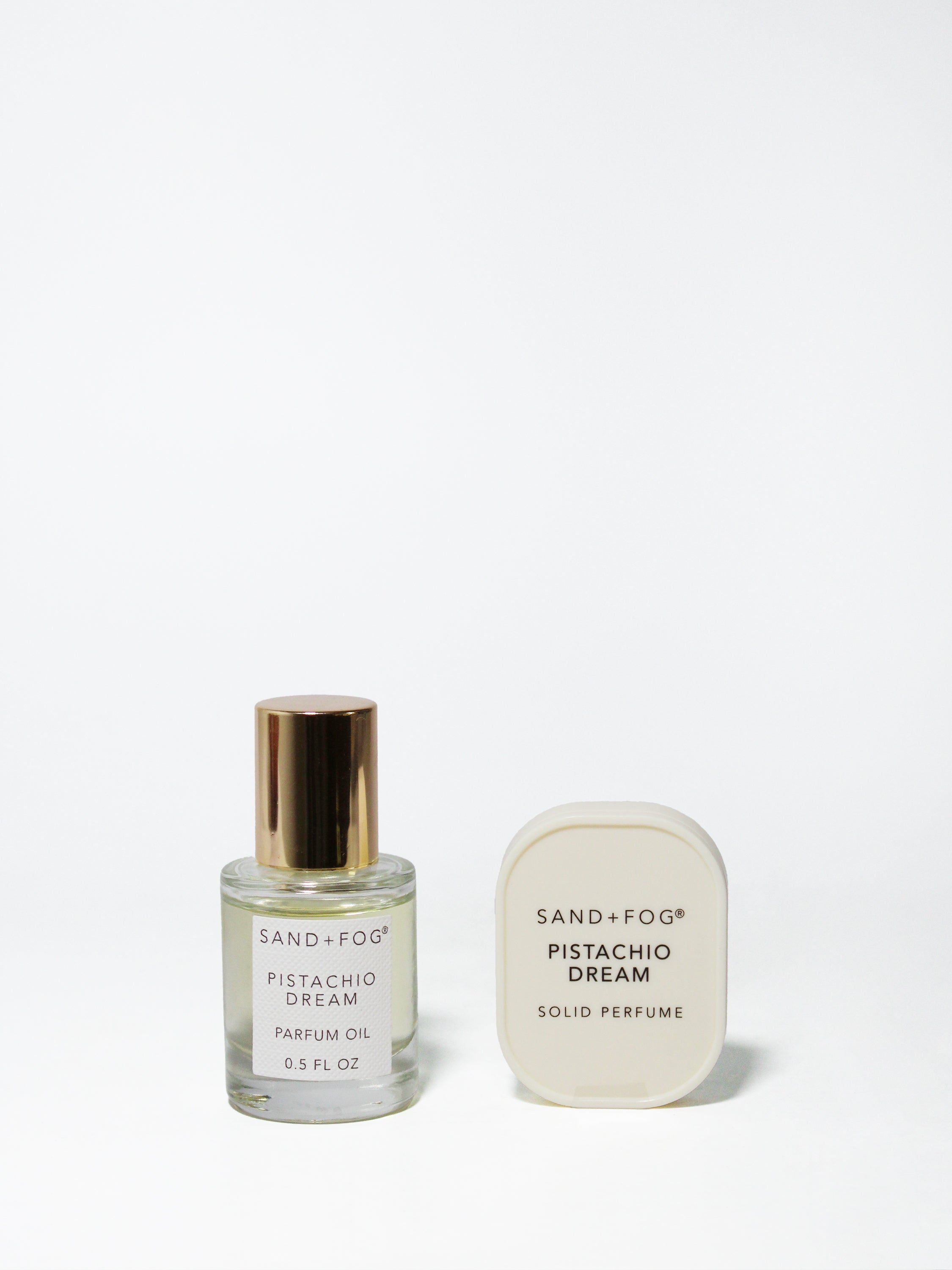Perfume Oil Rollerball and Solid Perfume Set - Pistachio Dream - Signature Scent