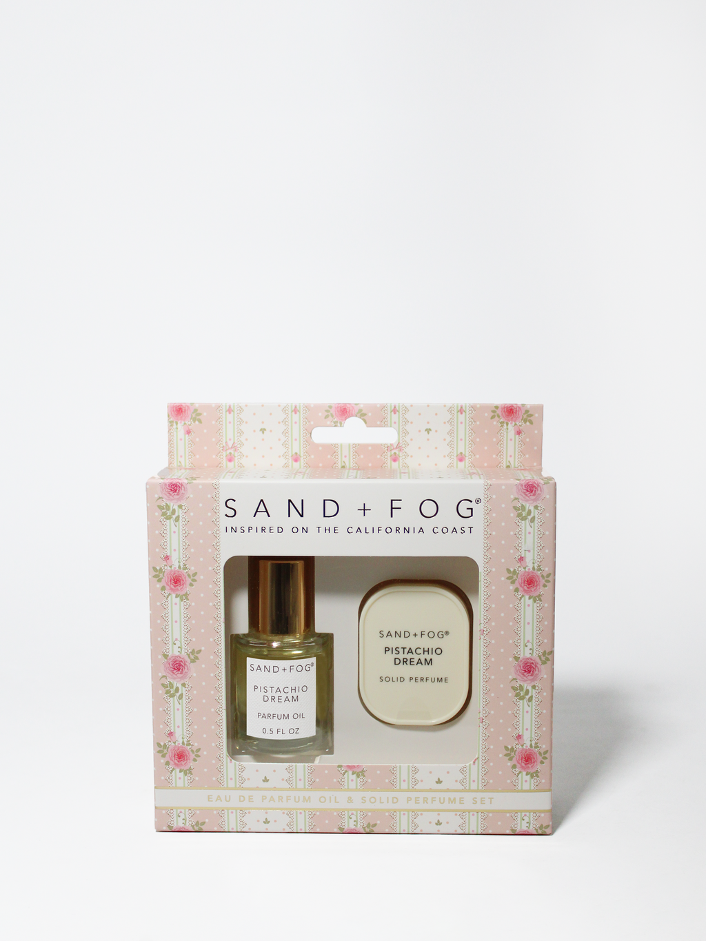 Perfume Oil Rollerball and Solid Perfume Set - Pistachio Dream - Signature Scent