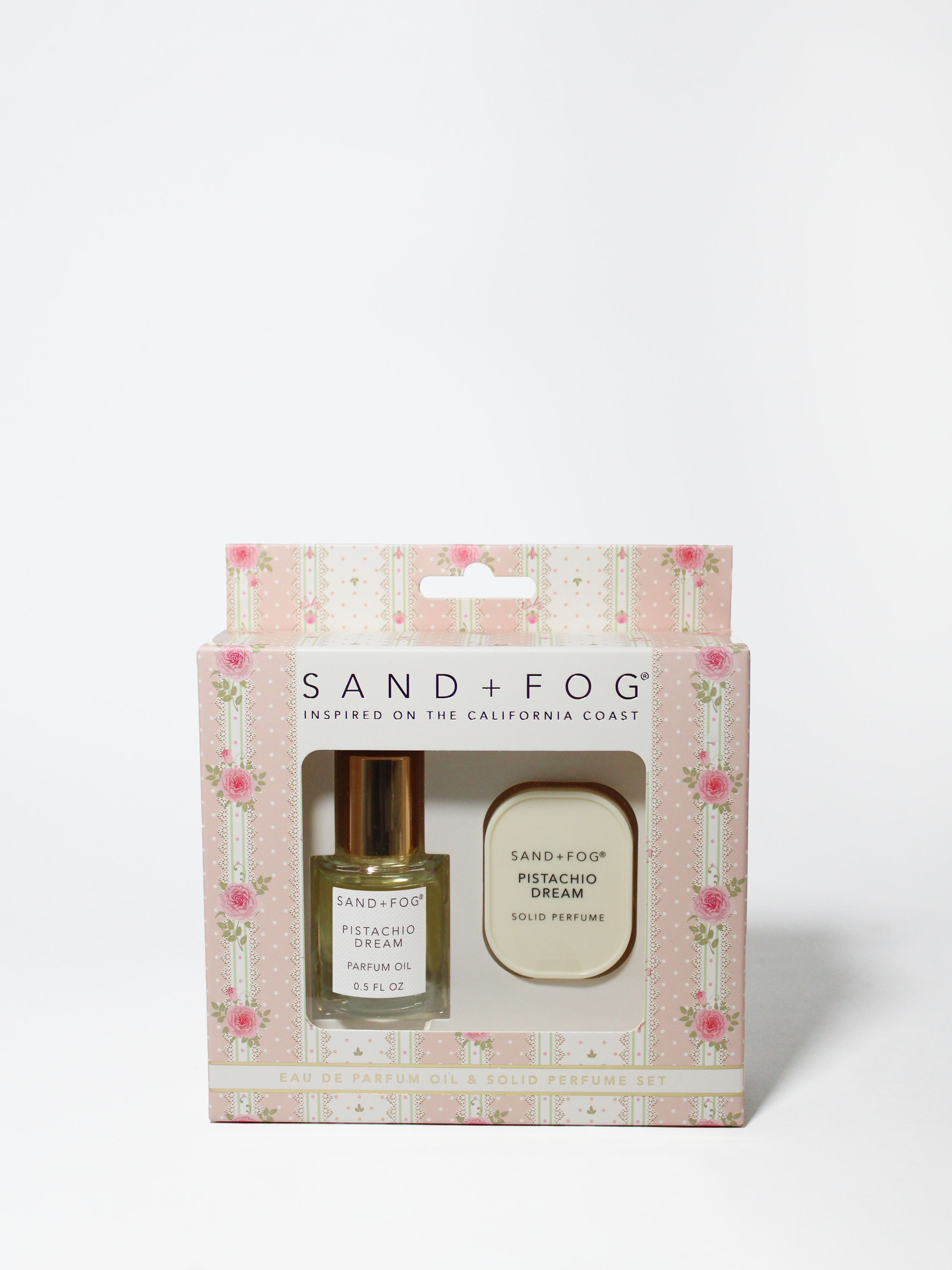 Perfume Oil Rollerball and Solid Perfume Set - Pistachio Dream - Signature Scent