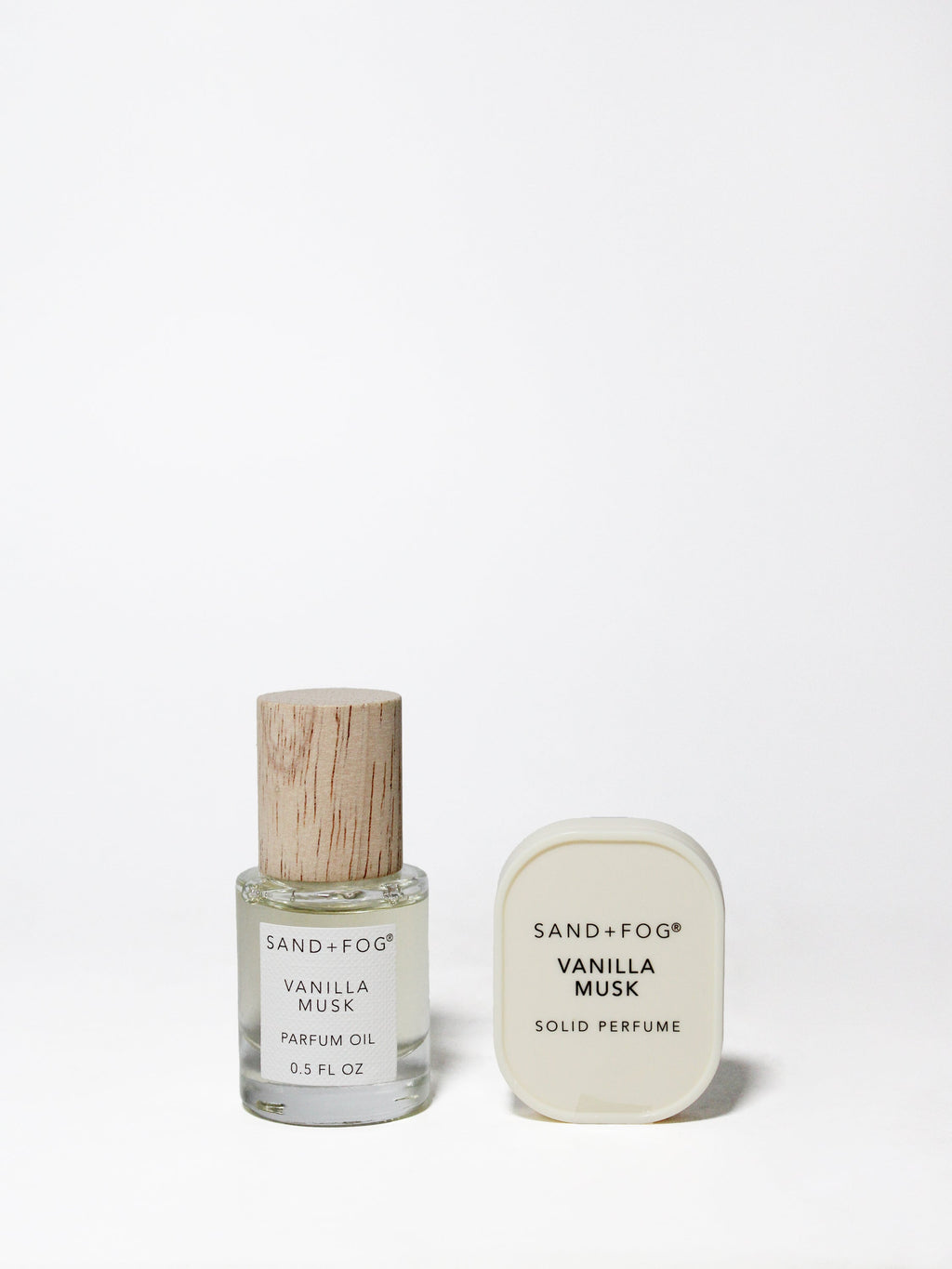 Perfume Oil Rollerball and Solid Perfume Set - Vanilla Musk - Signature Scent