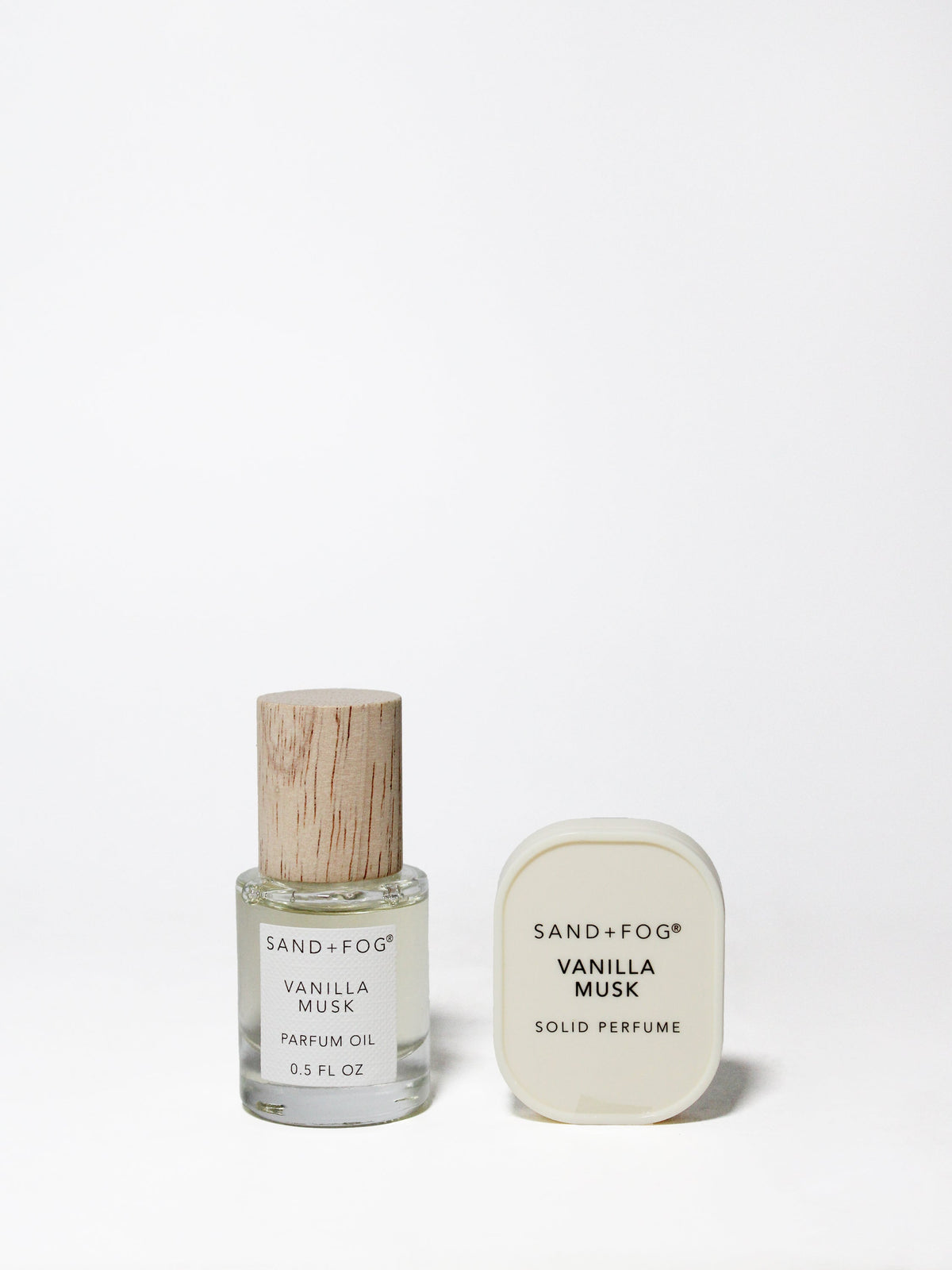 Perfume Oil Rollerball and Solid Perfume Set - Vanilla Musk - Signature Scent