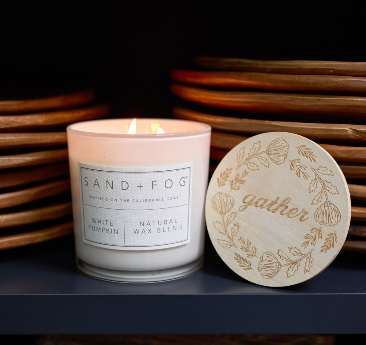White Pumpkin 21 oz scented candle - Scented Candle