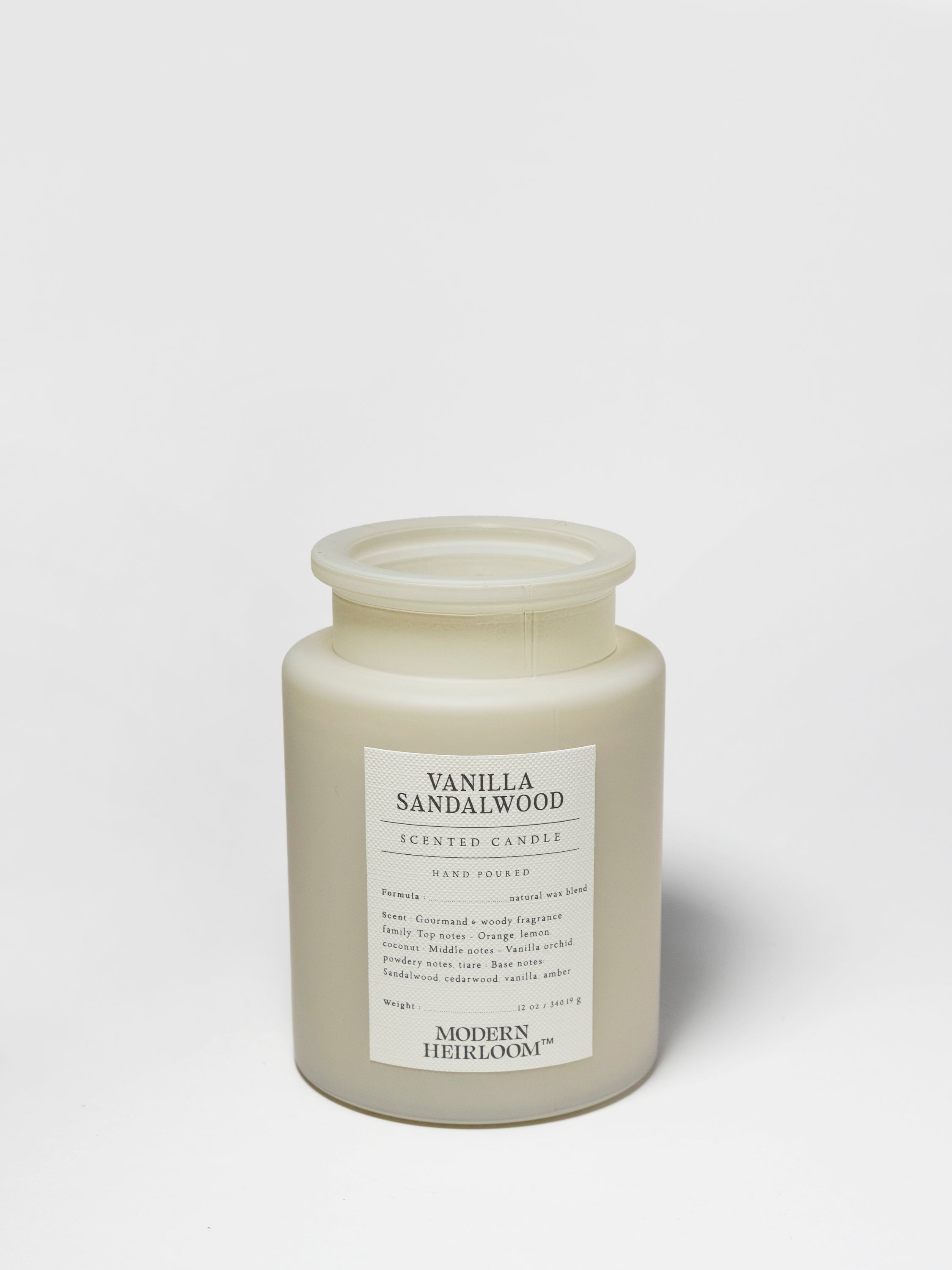 Vanilla Sandalwood 12 oz scented candle - Scented Candle